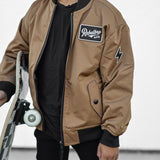 Bomber Jacket in Dark Khaki