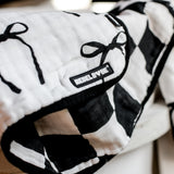 Organic Muslin Quilt in Lana (Bows) x Venice