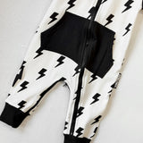 Hooded Rebel Short Sleeve Romper in Bowie - Rebel Bro
