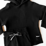 Waffle Set in Black