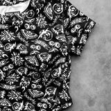Women's Cropped Active Tee in Bad Boy [Midnight Edition]