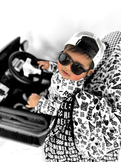 Image of Live Fast x Rebel Racer Organic Muslin Quilt - Rebel Bro