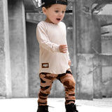 Ribbed Bamboo Leggings (3 Pack) - Rust Classics