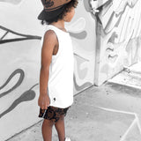Bamboo Tank in White