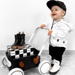 RB x LB The Core-Classic Midi Boot in Black / White - Rebel Bro