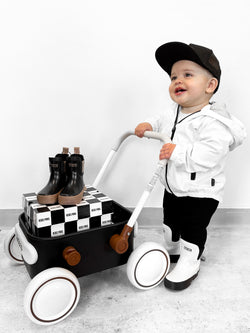 Image of The Core-Classic Midi Boot in Black / White