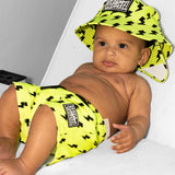 Hydro Bucket Hat in Neon Electric Lime x Jagger