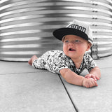 Bamboo Zippy Shortie in Urban Drip
