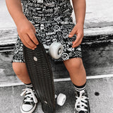 Cut Off Overalls in Urban Drip [Midnight Edition]