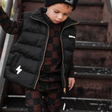 Puffer Vest in Black