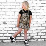 Overall Dress in Ava (Leopard)