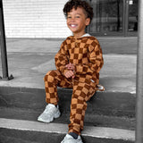 Waffle Set in Spiced Cider + Mocha