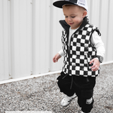 Reversible Puffer Vest in Vintage Venice