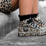 SK8TR Hi-Top in Ava (Leopard)