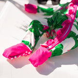 Ruffled Bamboo Zippy Sleeper in Palm Paradise