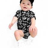 Bamboo Bubble Romper in Bad Boy [Midnight Edition]