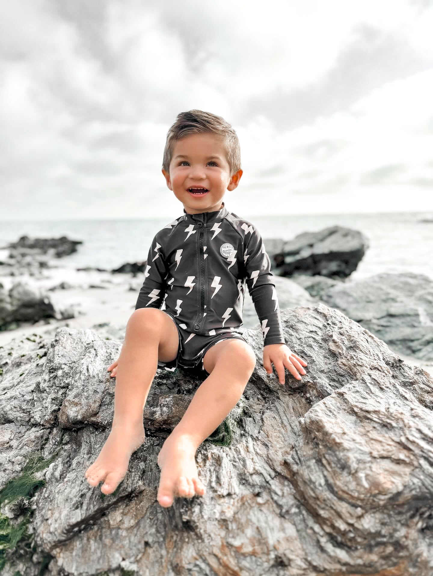 UPF50+ Swim Romper in Jagger - Rebel Bro