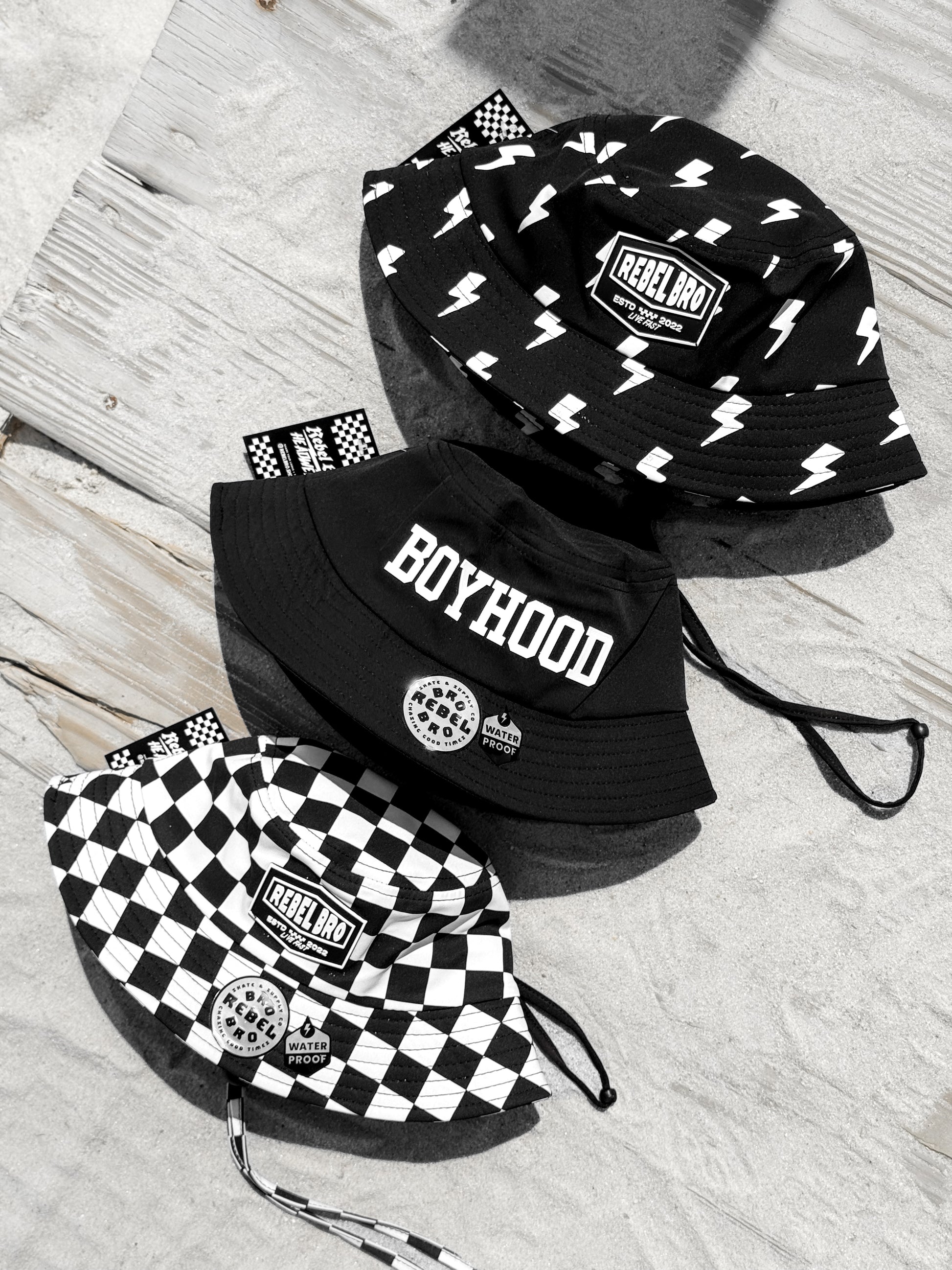 Hydro Bucket Hat in ‘BOYHOOD’ x Black