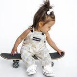 Overalls in Salt + Sand Checkered