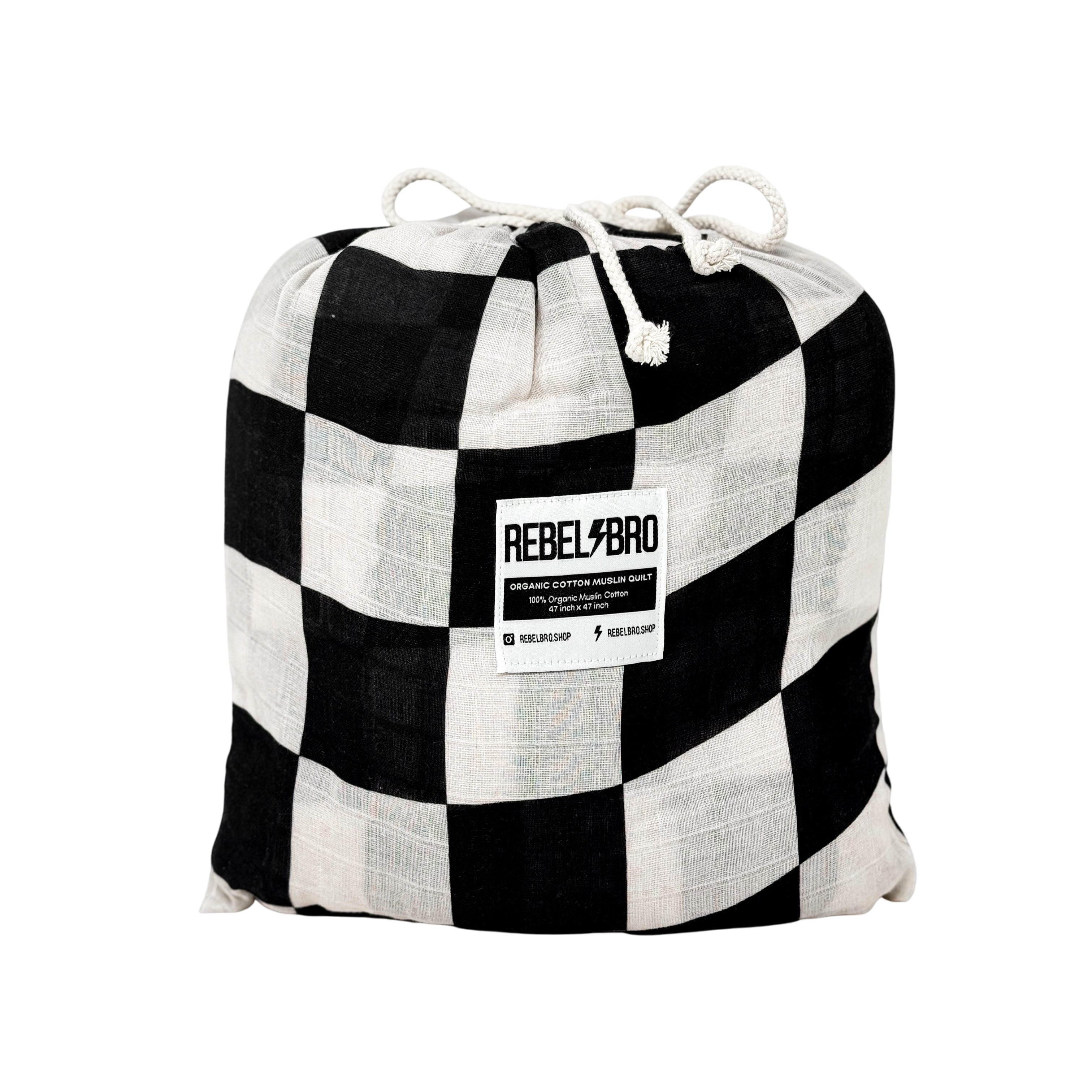 Jagger x Venice Organic Muslin Quilt - Rebel Bro