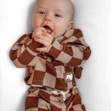 Organic Ribbed Set in Spiced Cider + Graham