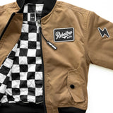 Bomber Jacket in Dark Khaki