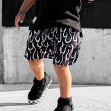 ACTV Mesh Gym Shorts in Fuego