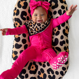 Bamboo Bandana Bib in Ava (Leopard)