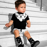 Bamboo Bandana Bib in Bowie