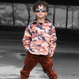 Hooded Flannel in Ranger Camo