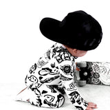 Bamboo Zippy Sleeper in Cool Kid