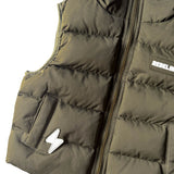 Puffer Vest in Olive