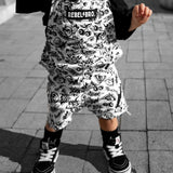 Cut Off Overalls in Bad Boy