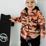 Hooded Flannel in Ranger Camo