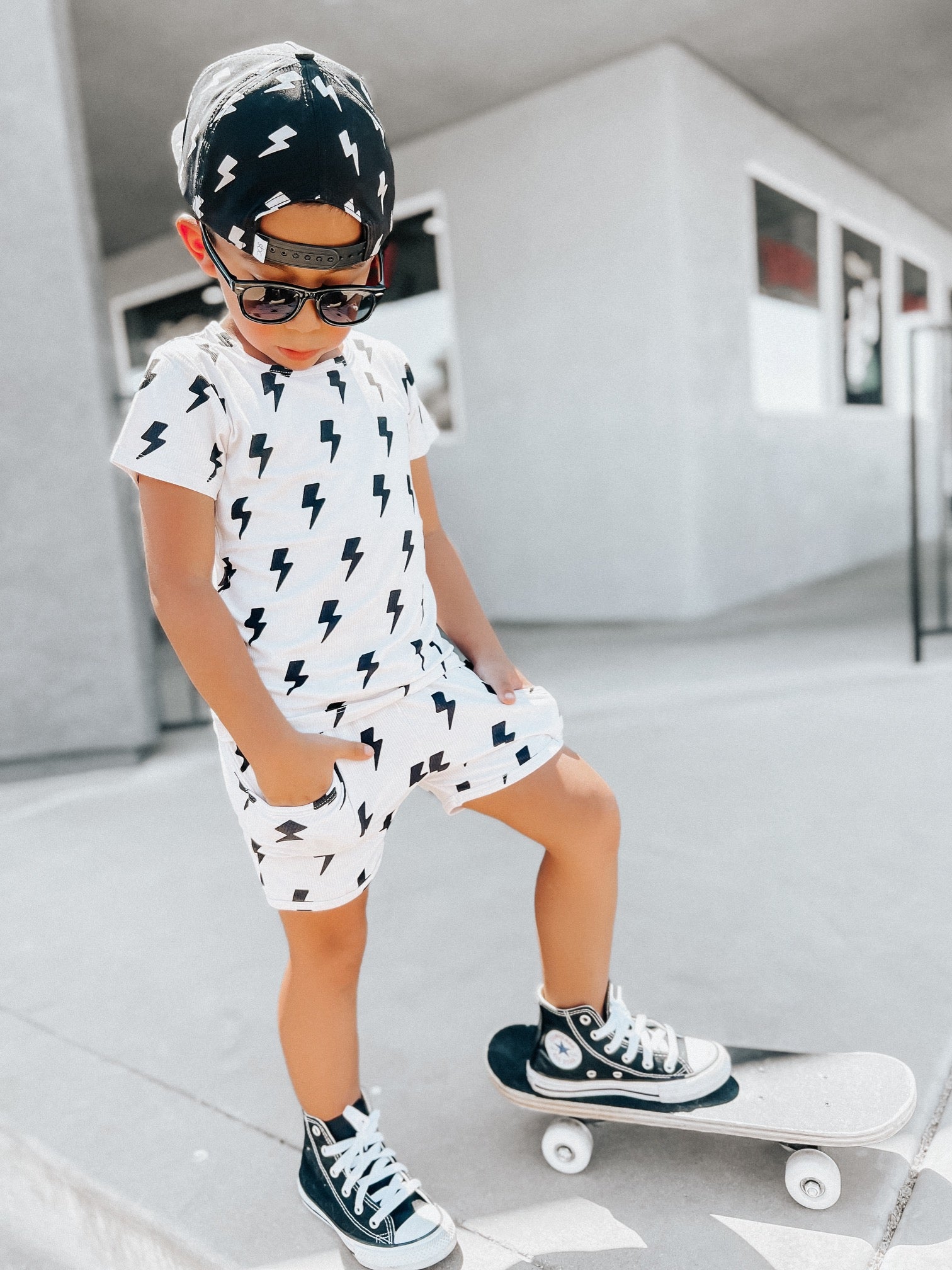 Biker Two Piece Set in Bowie