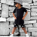 Bamboo Biker Shorts in Jagger
