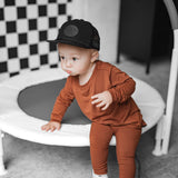 Ribbed Bamboo Leggings (3 Pack) - Neutral Solids