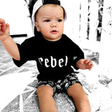 Bamboo Graphic Tee in Rebel