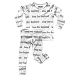 Bamboo Two Piece Set in Long Live Boybood - Rebel Bro
