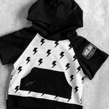 Short Sleeve Hoodie in Bowie
