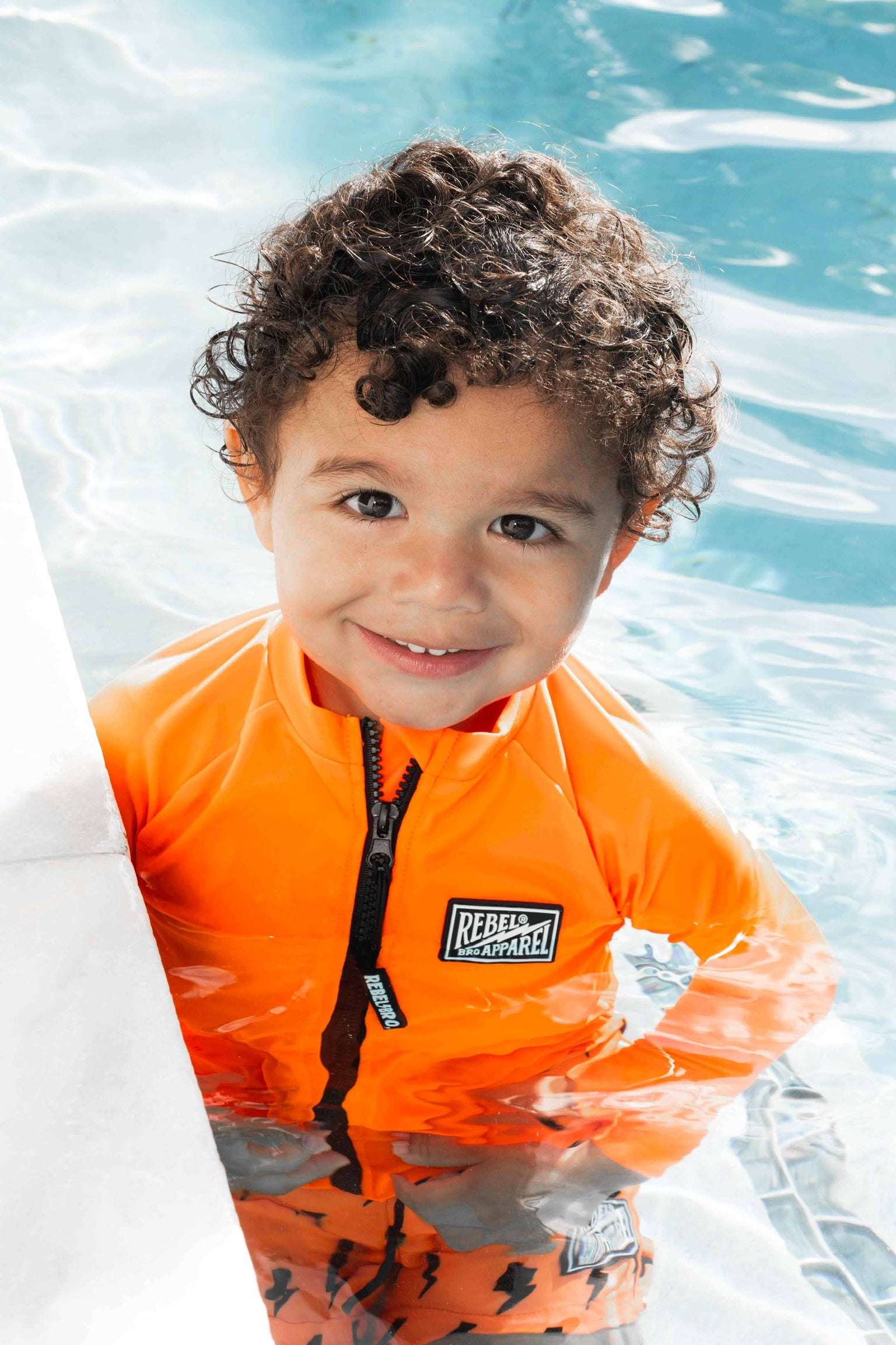 Neon Belly Rash Guard UPF50+ Long Sleeve Rash Guard in Neon Valencia – Rebel Bro