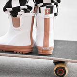 RB x LB The Core-Classic Midi Boot in White / Taupe - Rebel Bro