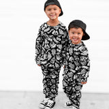 Organic Ribbed Set in Bad Boy [Midnight Edition]