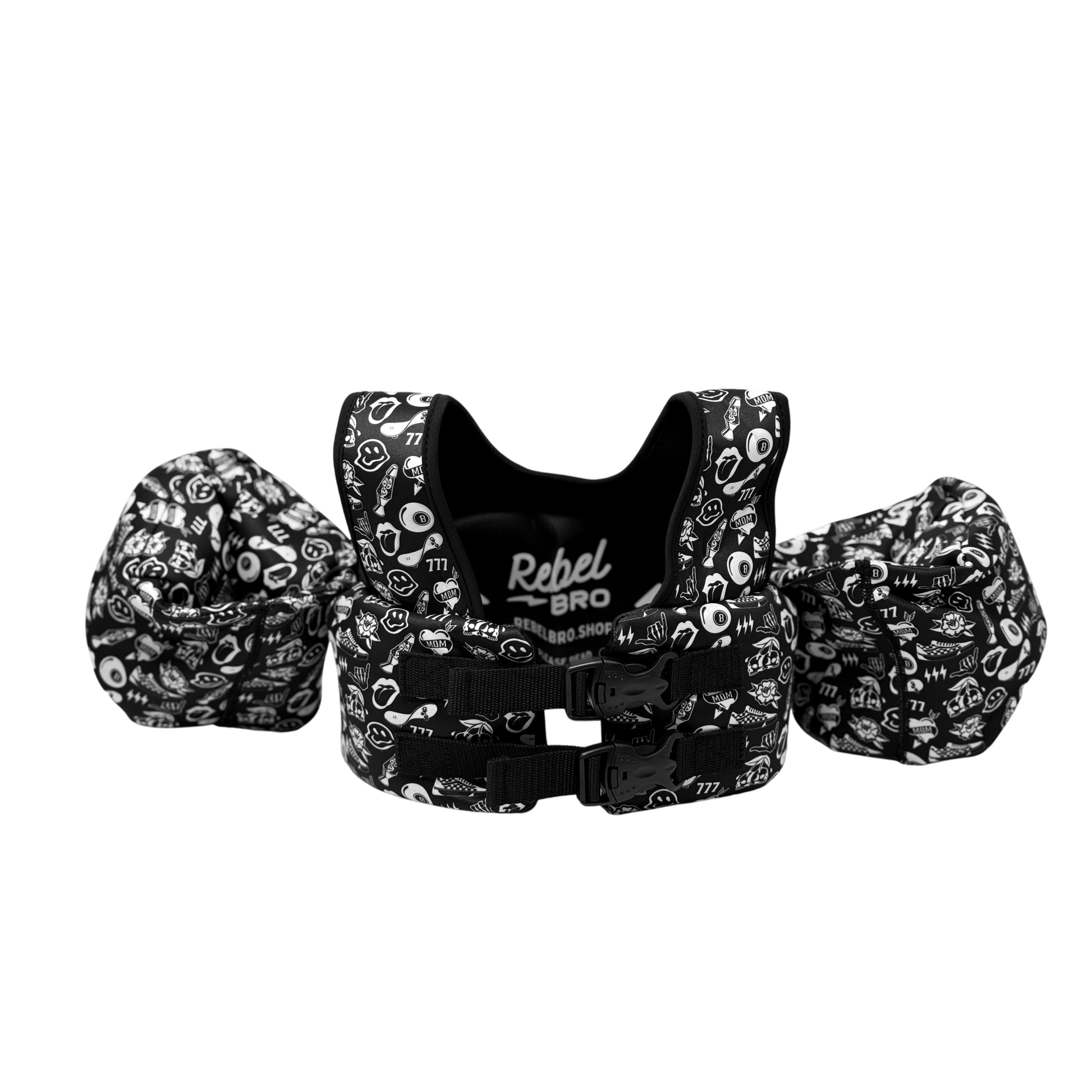 Neoprene Kids Arm Float in Warped Tour [Midnight Edition]