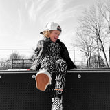 Organic Ribbed Set in Fuego