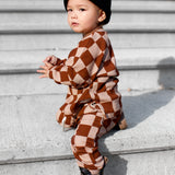 Organic Ribbed Set in Spiced Cider + Graham