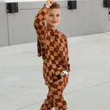 Waffle Set in Spiced Cider + Mocha