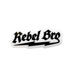 Image of Rebel Bro Signature Bolt Logo Sticker