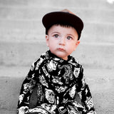 Bamboo Bandana Bib in Born to Be Wild