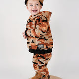 Fleece Hoodie + Sweatpants Set in Ranger